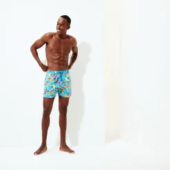 Vilebrequin Men Swim Trunks - X Derrick Adams*Men The Stretch Fabric