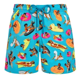 Vilebrequin Men Swim Trunks - X Derrick Adams*Men The Stretch Fabric