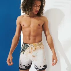 Vilebrequin Men Swim Trunks Distortive Water - X Highsnobiety*Men The Stretch Fabric