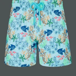 Vilebrequin Men Swim Trunks Embroidered Fond Marins - Limited Edition*Men The Embroidered