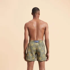 Vilebrequin Men Swim Trunks Embroidered Vbq Turtles - Limited Edition*Men The Embroidered
