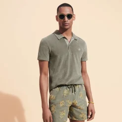 Vilebrequin Men Swim Trunks Embroidered Vbq Turtles - Limited Edition*Men The Embroidered