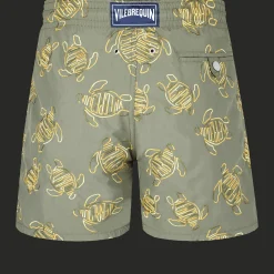 Vilebrequin Men Swim Trunks Embroidered Vbq Turtles - Limited Edition*Men The Embroidered