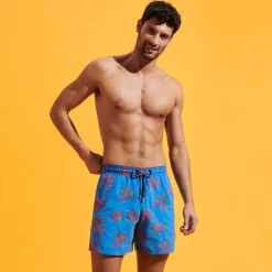 Vilebrequin Men Swim Trunks Embroidered Vbq Turtles - Limited Edition*Men The Embroidered
