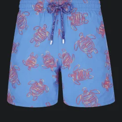 Vilebrequin Men Swim Trunks Embroidered Vbq Turtles - Limited Edition*Men The Embroidered