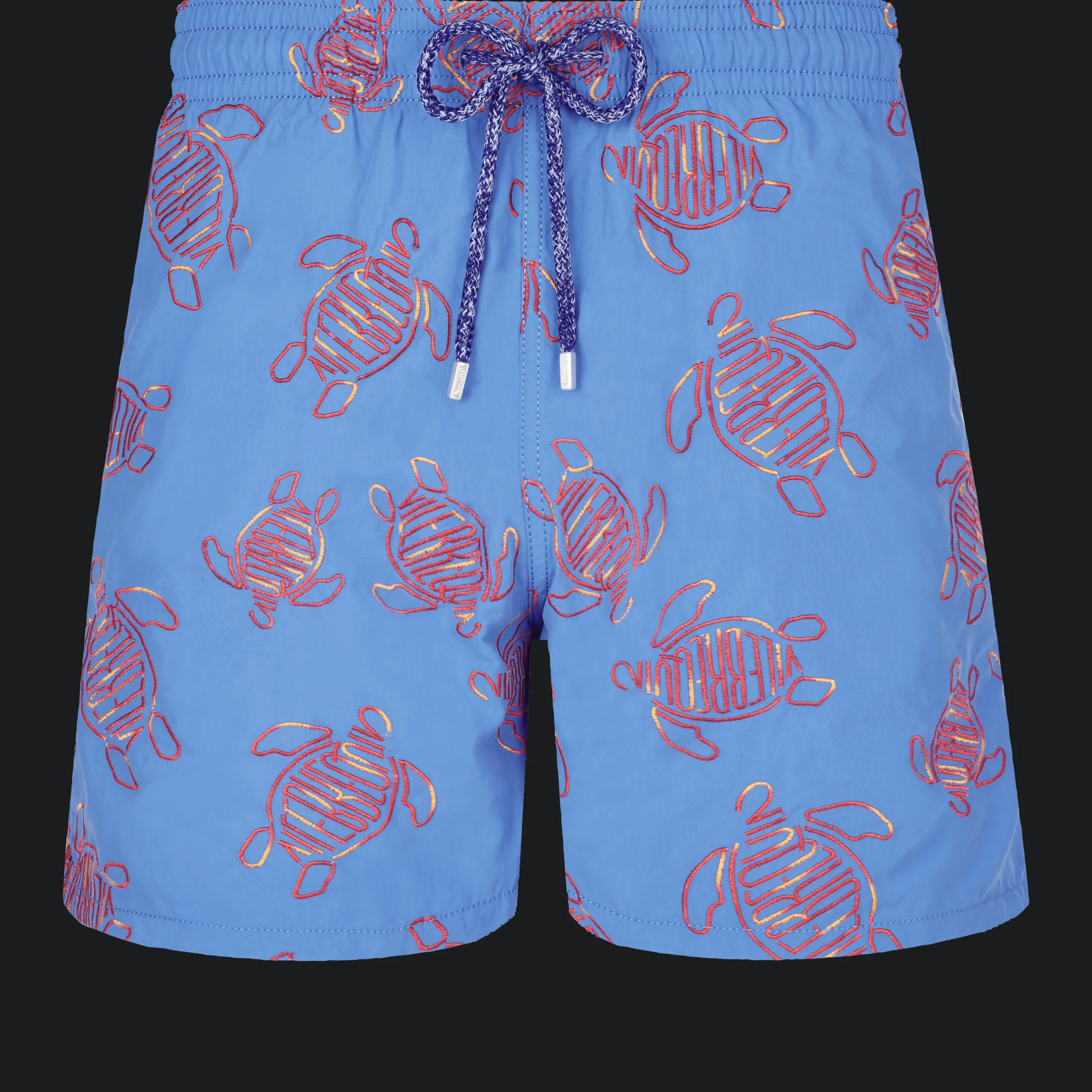 Vilebrequin Men Swim Trunks Embroidered Vbq Turtles - Limited Edition*Men The Embroidered