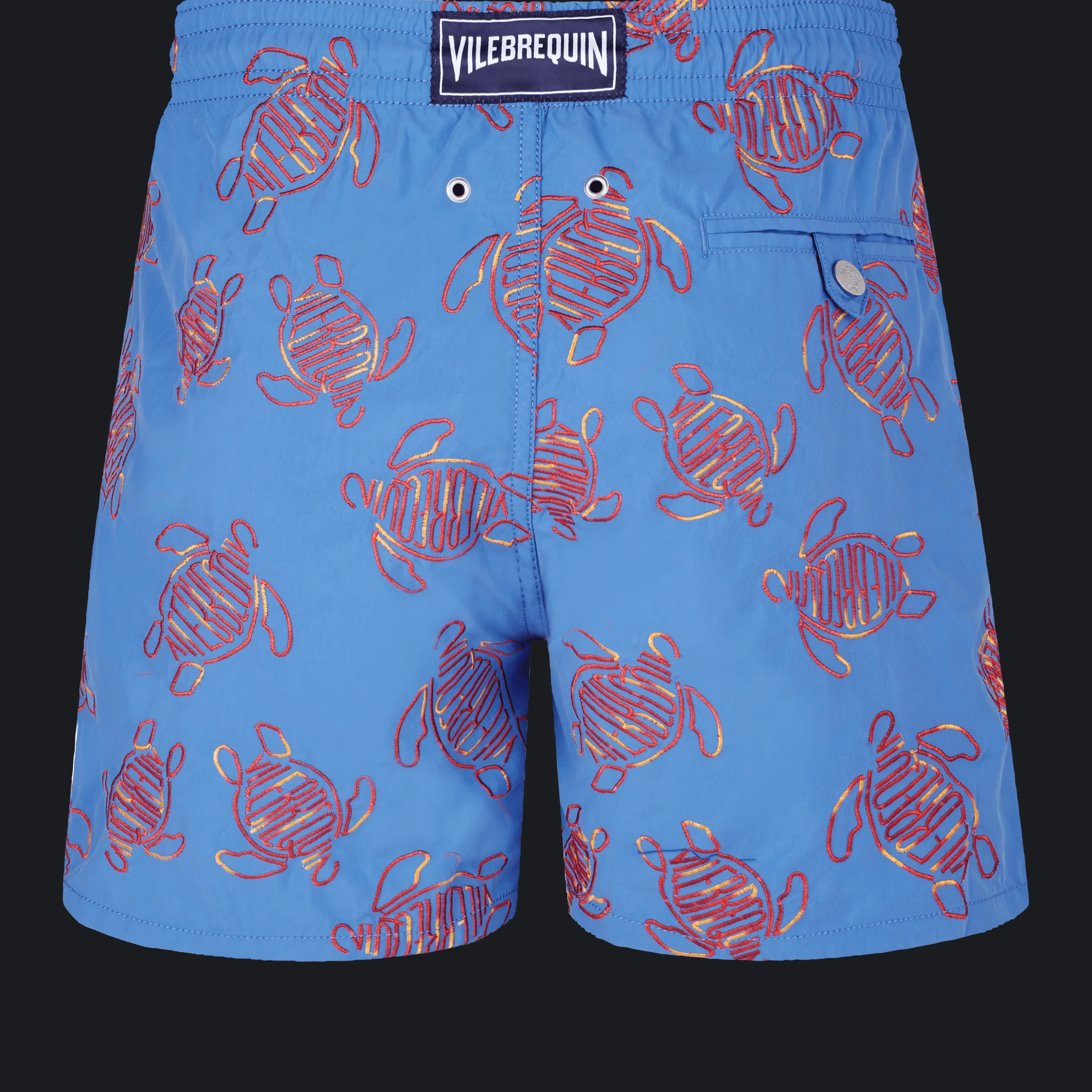 Vilebrequin Men Swim Trunks Embroidered Vbq Turtles - Limited Edition*Men The Embroidered