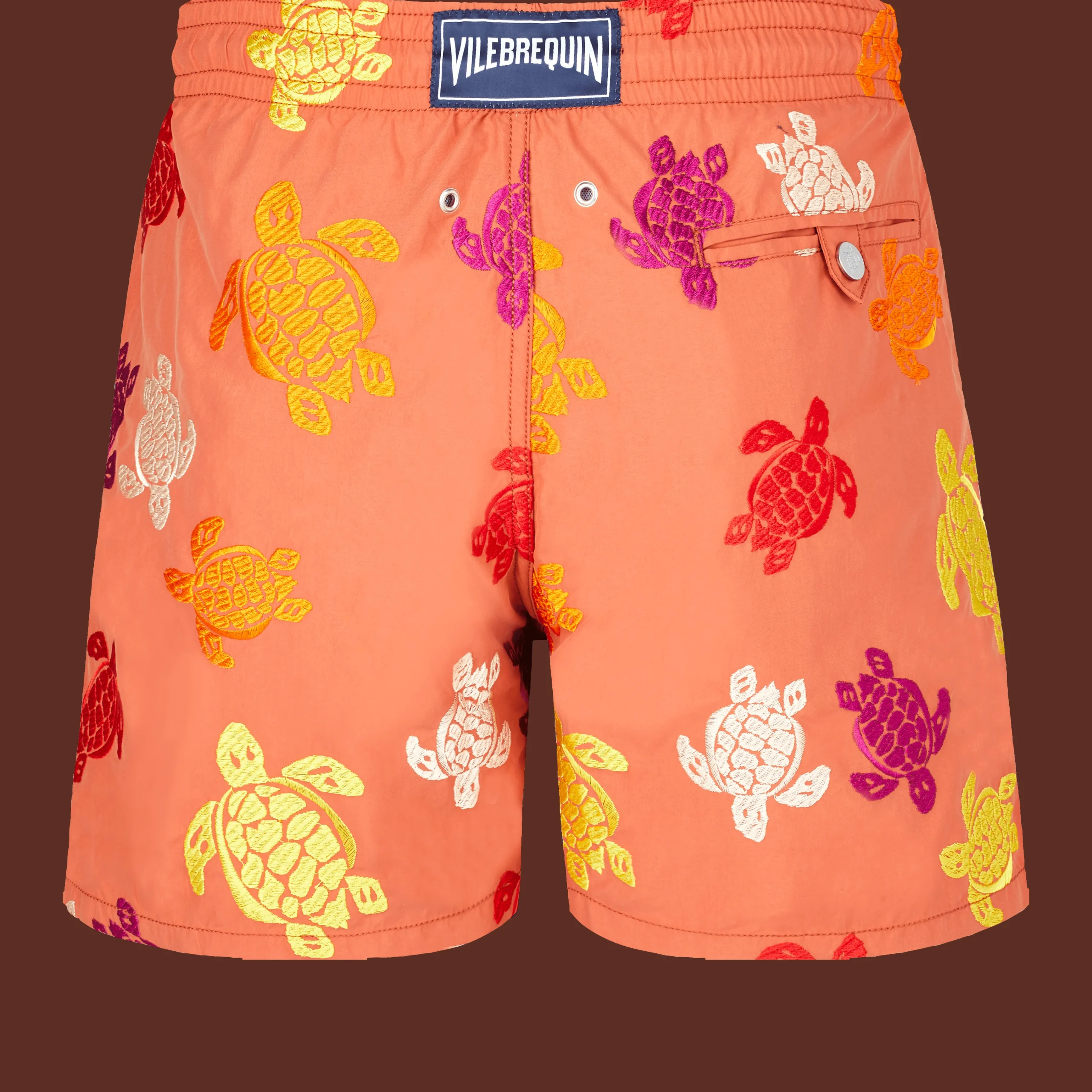 Vilebrequin Men Swim Trunks Embroidered Ronde Tortues Multicolores - Limited Edition*Men The Embroidered
