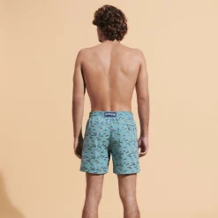 Vilebrequin Men Swim Trunks Embroidered Gulf Stream - Limited Edition*Men The Embroidered
