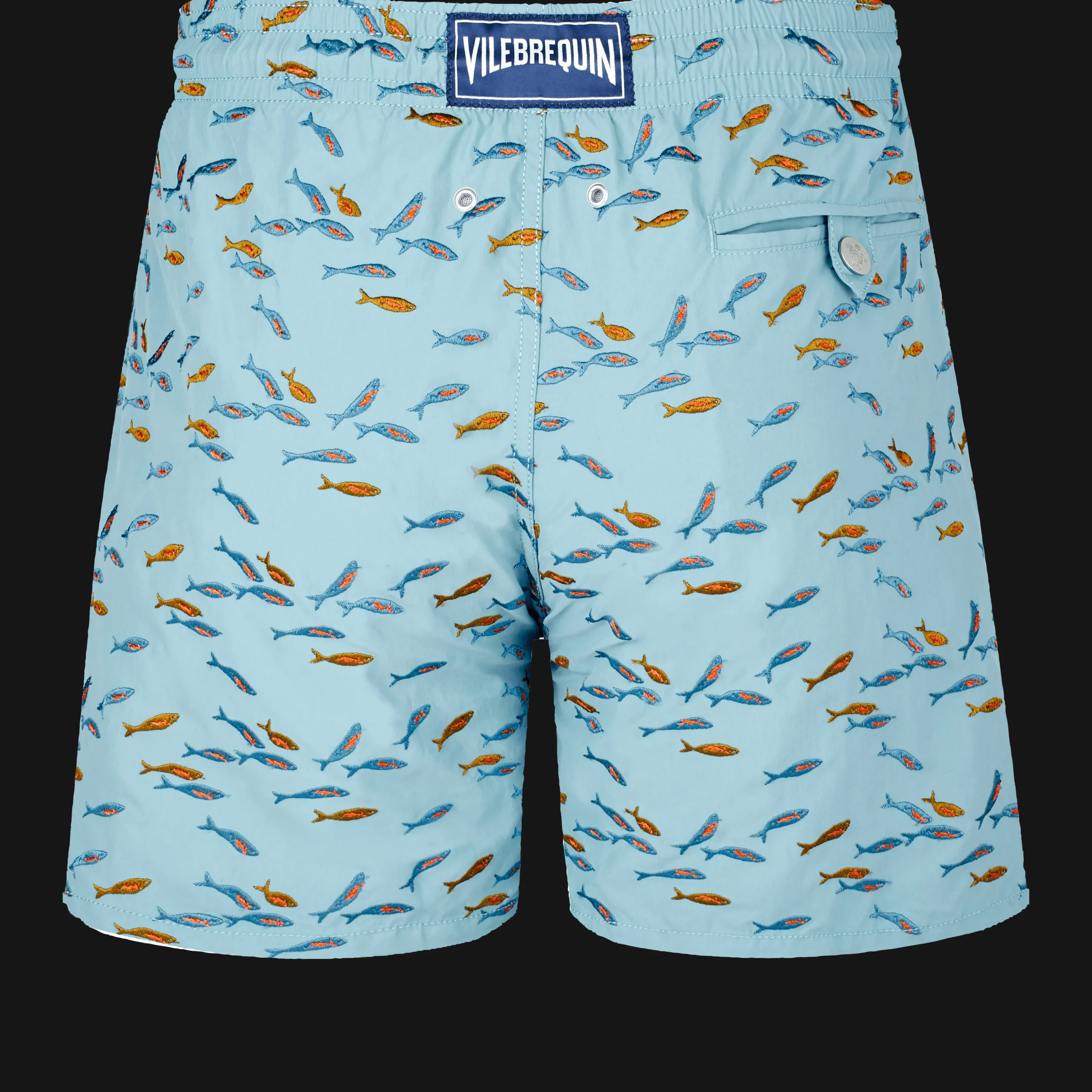 Vilebrequin Men Swim Trunks Embroidered Gulf Stream - Limited Edition*Men The Embroidered