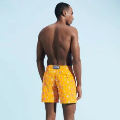 Vilebrequin Men Swim Trunks Embroidered Micro Ronde Des Tortues Rainbow - Limited Edition*Men The Embroidered