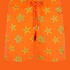 Vilebrequin Men Swim Trunks Embroidered Starfish Dance - Limited Edition*Men The Embroidered
