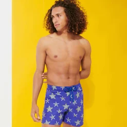 Vilebrequin Men Swim Trunks Embroidered Starfish Dance - Limited Edition*Men The Embroidered