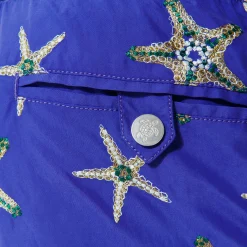 Vilebrequin Men Swim Trunks Embroidered Starfish Dance - Limited Edition*Men The Embroidered