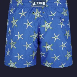 Vilebrequin Men Swim Trunks Embroidered Starfish Dance - Limited Edition*Men The Embroidered
