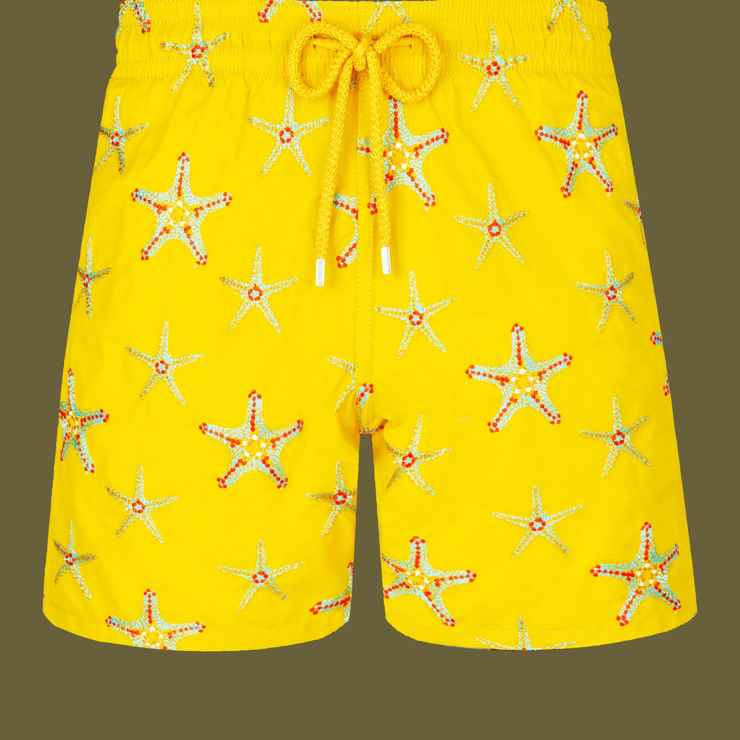 Vilebrequin Men Swim Trunks Embroidered Starfish Dance - Limited Edition*Men The Embroidered