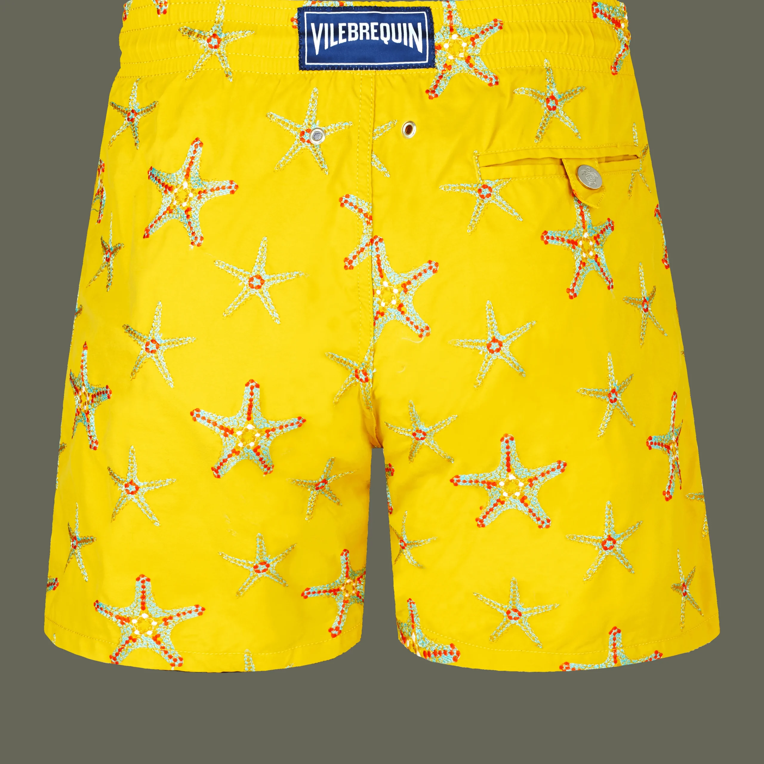 Vilebrequin Men Swim Trunks Embroidered Starfish Dance - Limited Edition*Men The Embroidered