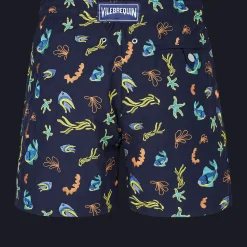 Vilebrequin Men Swim Trunks Embroidered Naive Fish - Limited Edition*Men The Embroidered