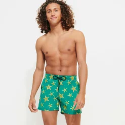 Vilebrequin Men Swim Trunks Embroidered Starfish Dance - Limited Edition*Men The Embroidered