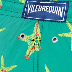 Vilebrequin Men Swim Trunks Embroidered Starfish Dance - Limited Edition*Men The Embroidered