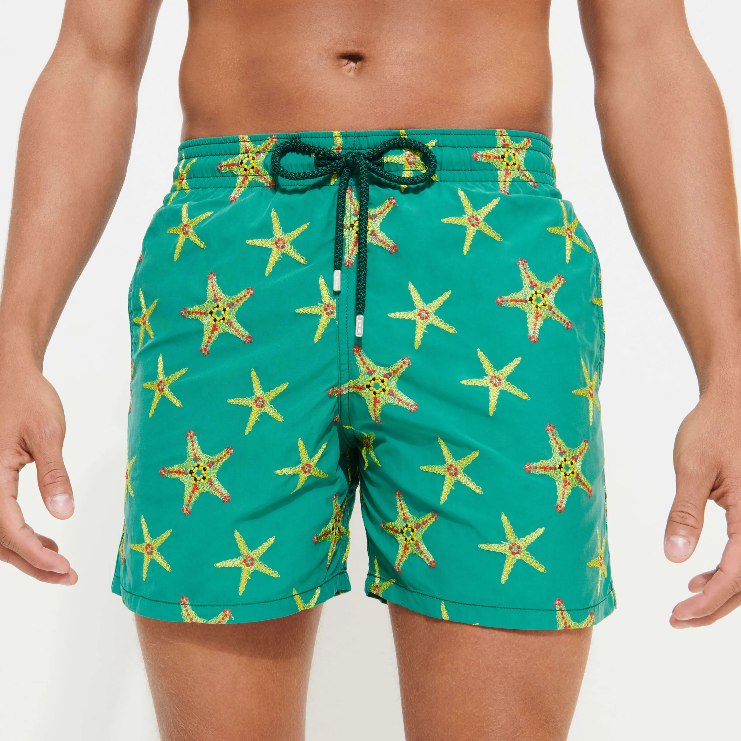 Vilebrequin Men Swim Trunks Embroidered Starfish Dance - Limited Edition*Men The Embroidered