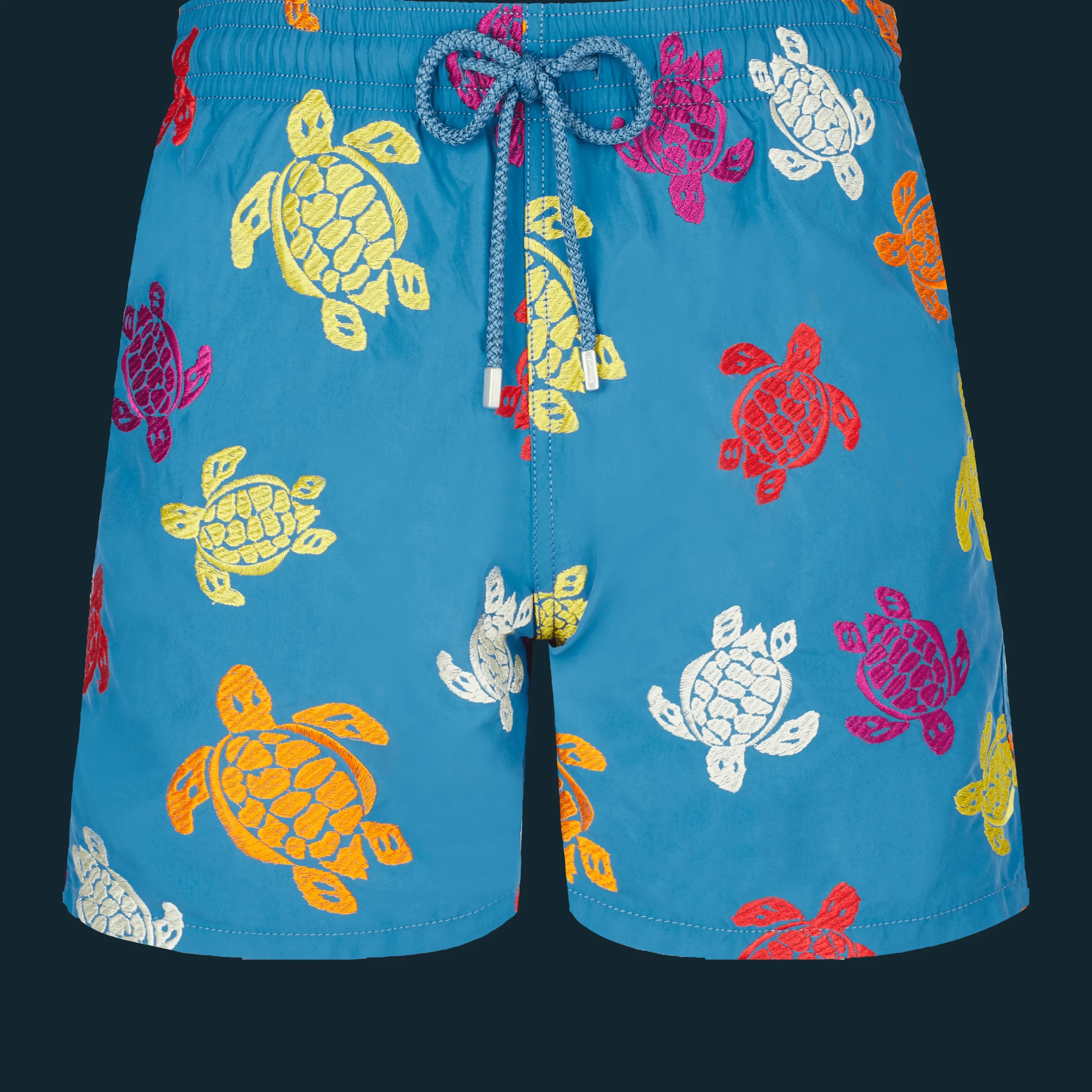 Vilebrequin Men Swim Trunks Embroidered Ronde Tortues Multicolores - Limited Edition*Men The Embroidered