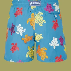 Vilebrequin Men Swim Trunks Embroidered Ronde Tortues Multicolores - Limited Edition*Men The Embroidered