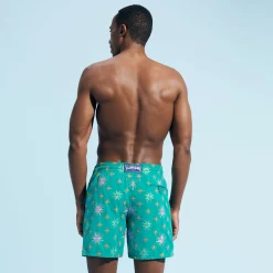 Vilebrequin Men Swim Trunks Embroidered Sud - Limited Edition*Men The Embroidered