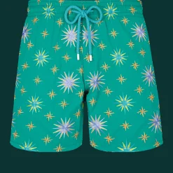 Vilebrequin Men Swim Trunks Embroidered Sud - Limited Edition*Men The Embroidered