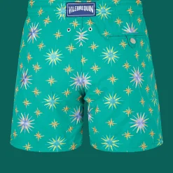 Vilebrequin Men Swim Trunks Embroidered Sud - Limited Edition*Men The Embroidered