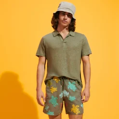 Vilebrequin Men Swim Trunks Embroidered Ronde Tortues Multicolores - Limited Edition*Men The Embroidered