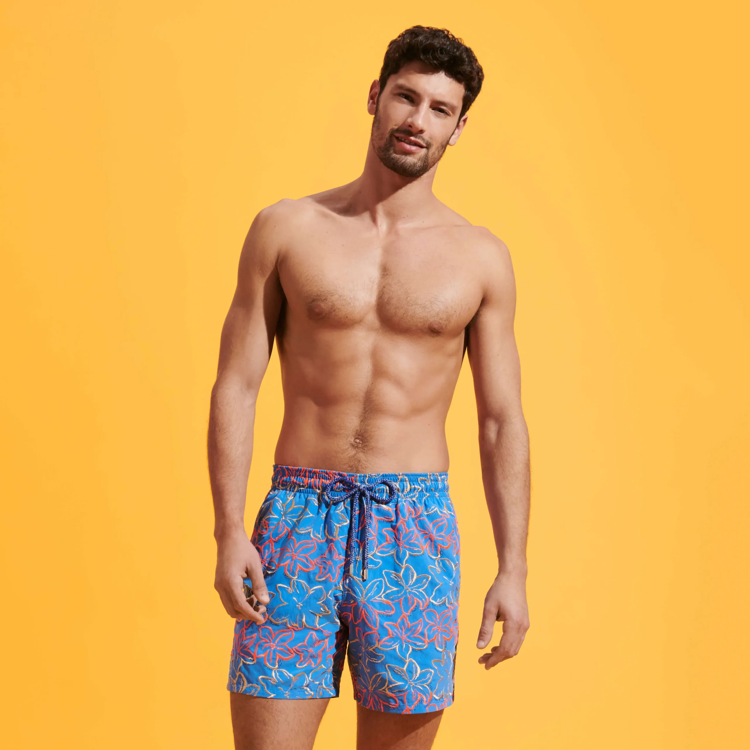 Vilebrequin Men Swim Trunks Embroidered Raiatea - Limited Edition*Men The Embroidered