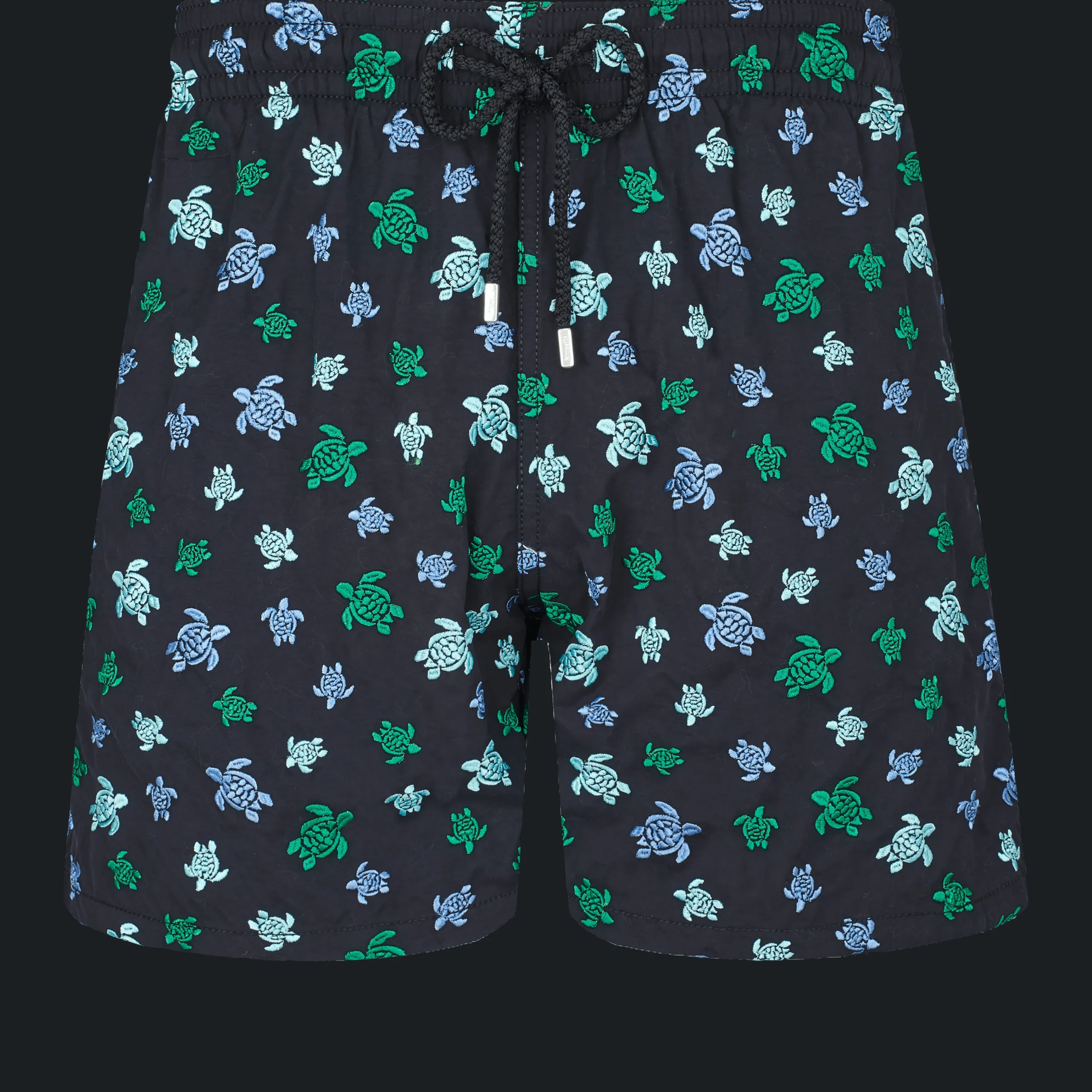 Vilebrequin Men Swim Trunks Embroidered Micro Ronde Des Tortues Rainbow - Limited Edition*Men The Embroidered