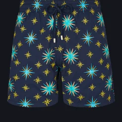 Vilebrequin Men Swim Trunks Embroidered Sud - Limited Edition*Men The Embroidered