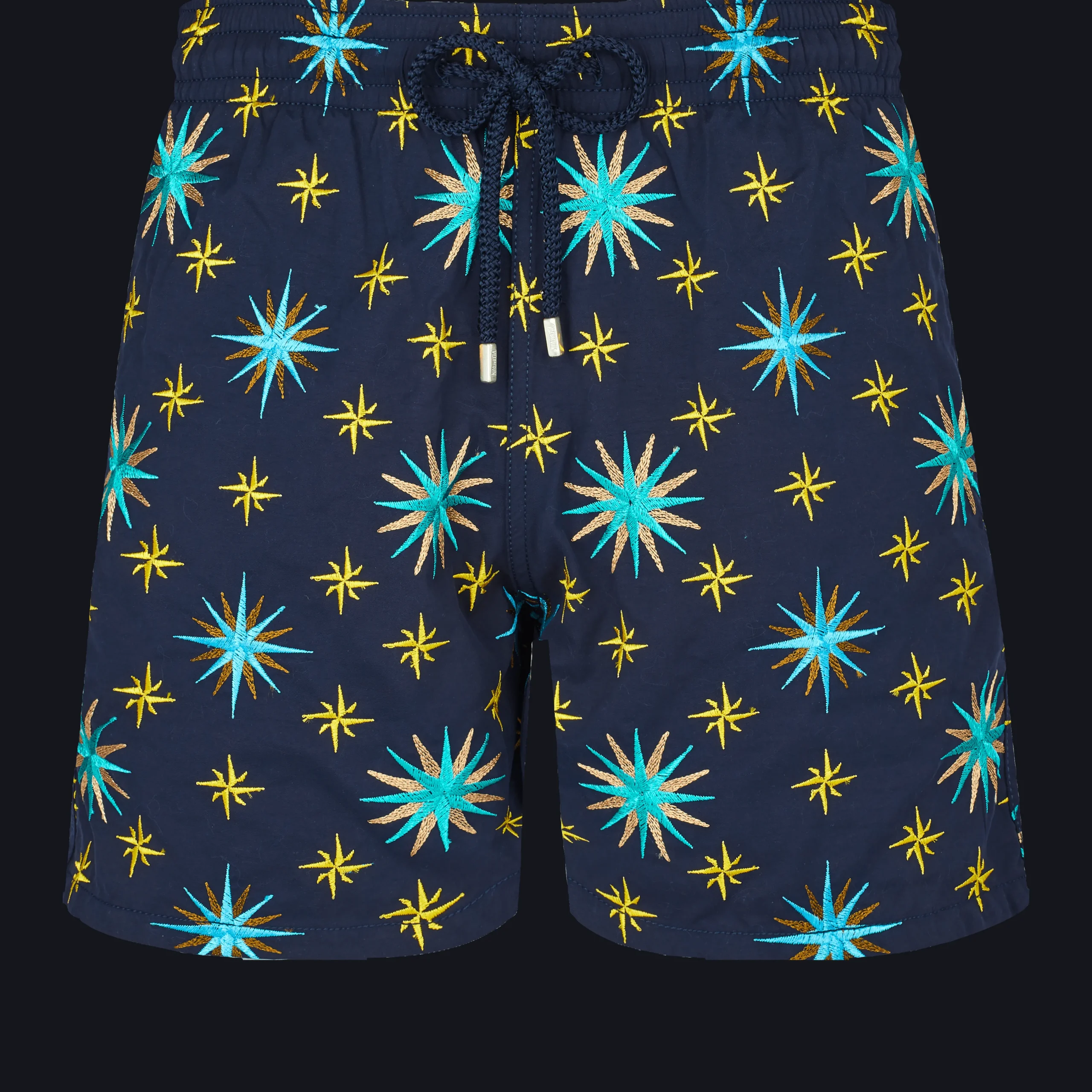 Vilebrequin Men Swim Trunks Embroidered Sud - Limited Edition*Men The Embroidered