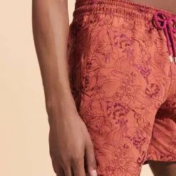 Vilebrequin Men Swim Trunks Embroidered Marche Provencal - Limited Edition*Men The Embroidered