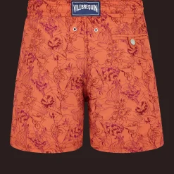 Vilebrequin Men Swim Trunks Embroidered Marche Provencal - Limited Edition*Men The Embroidered