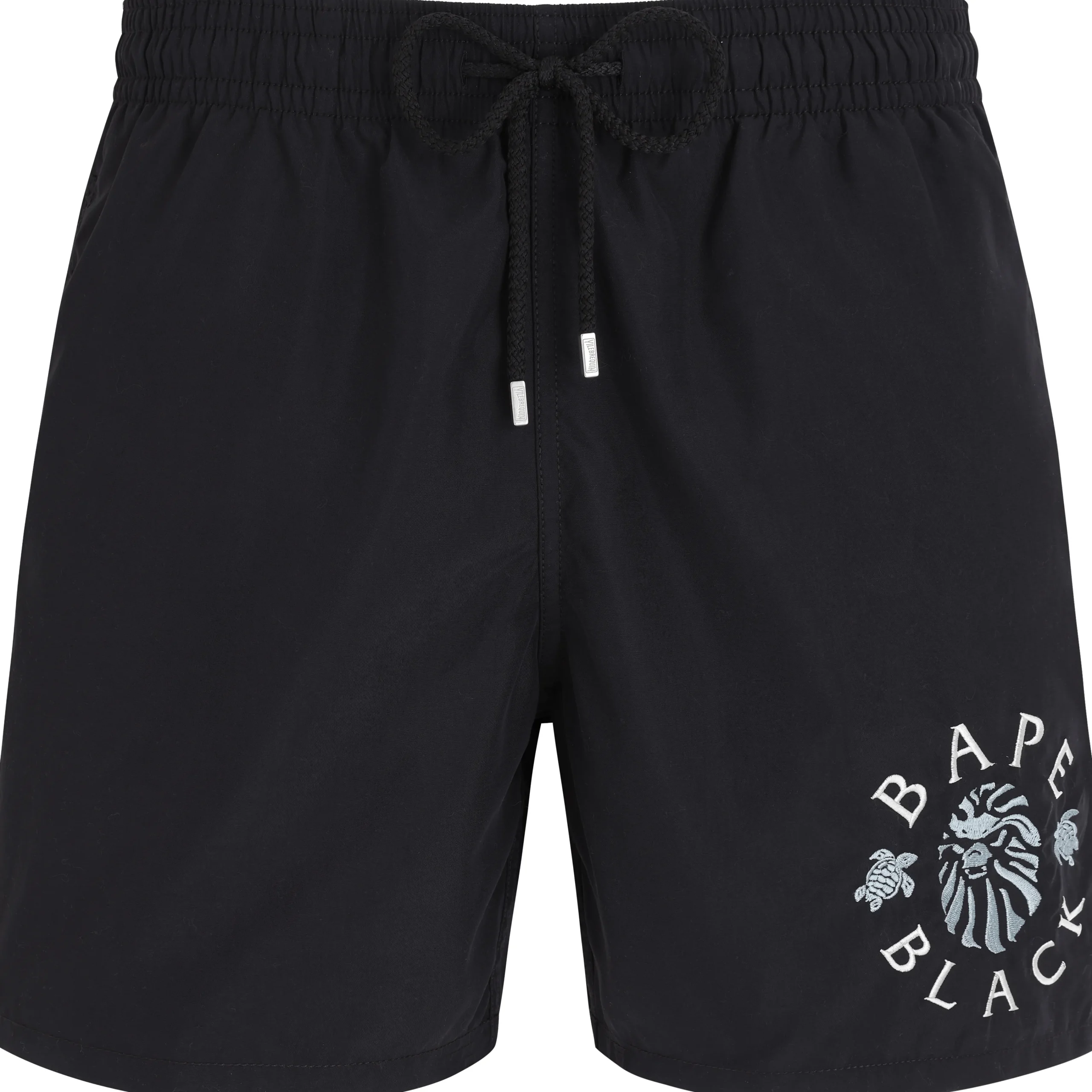 Vilebrequin Men Swim Trunks Embroidered Logo - X Bape® Black*Men The Embroidered