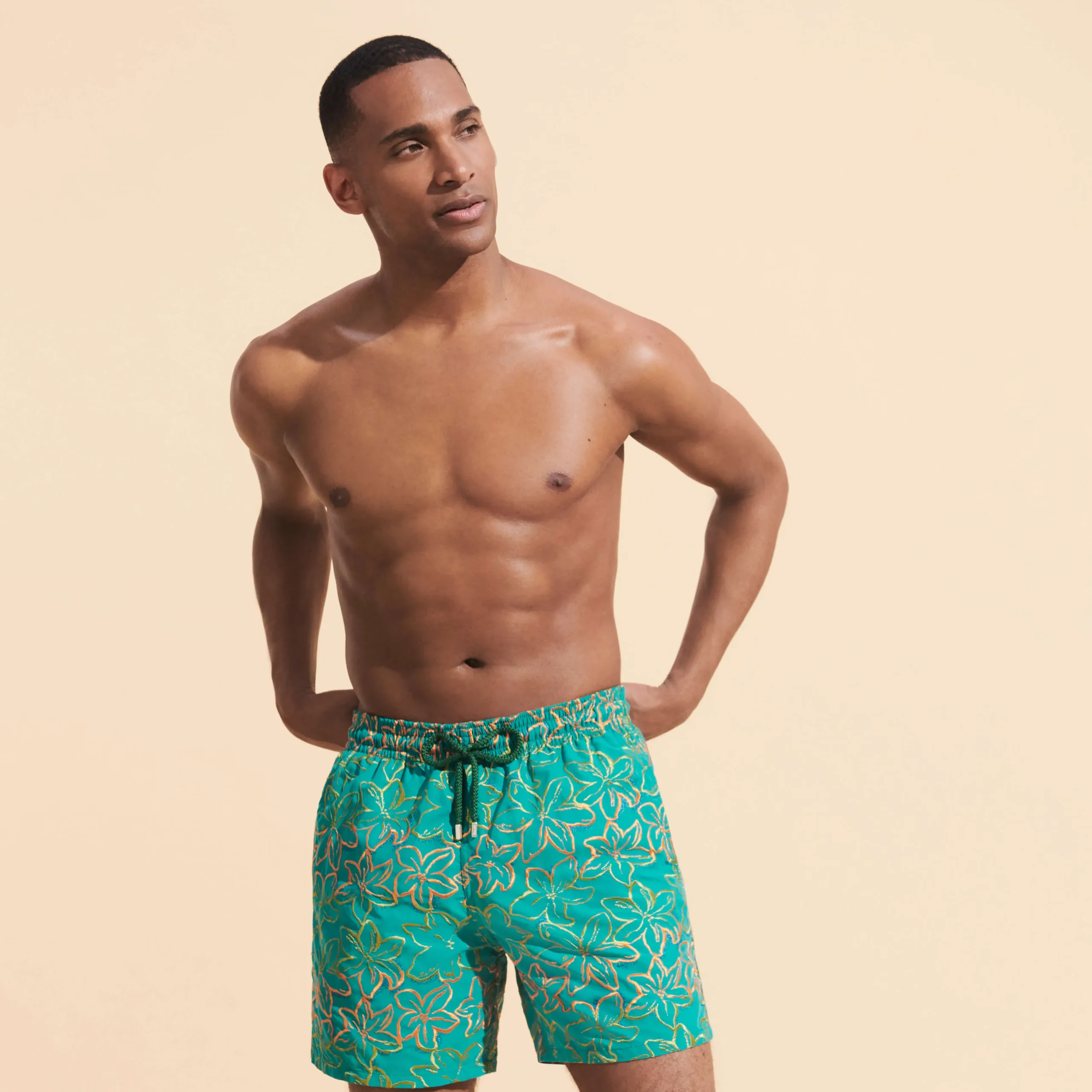 Vilebrequin Men Swim Trunks Embroidered Raiatea - Limited Edition*Men The Embroidered