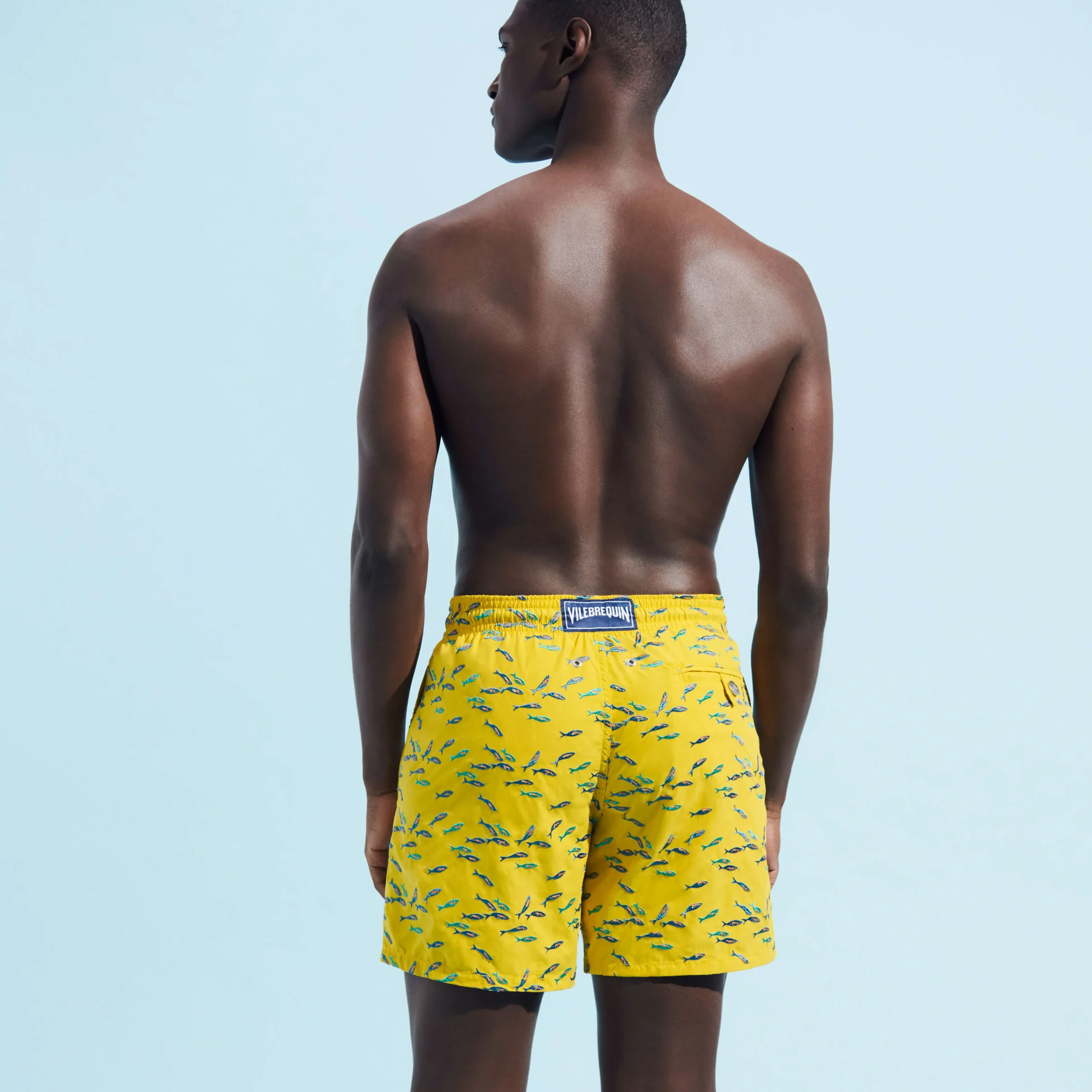 Vilebrequin Men Swim Trunks Embroidered Gulf Stream - Limited Edition*Men The Embroidered