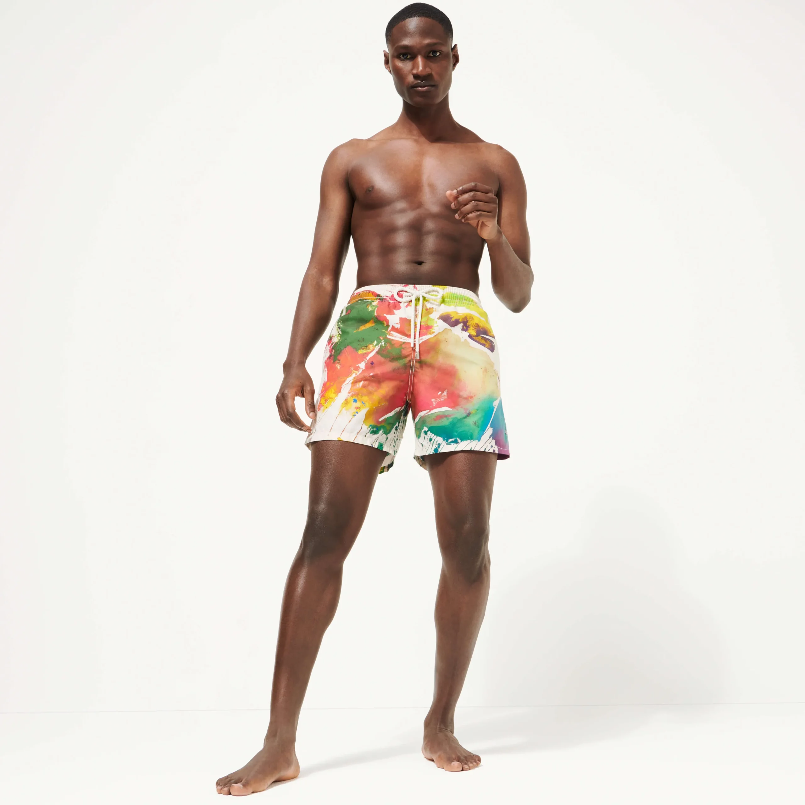 Vilebrequin Men Swim Trunks Gra - X John M Armleder*Men The Iconic