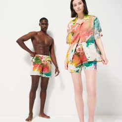 Vilebrequin Men Swim Trunks Gra - X John M Armleder*Men The Iconic