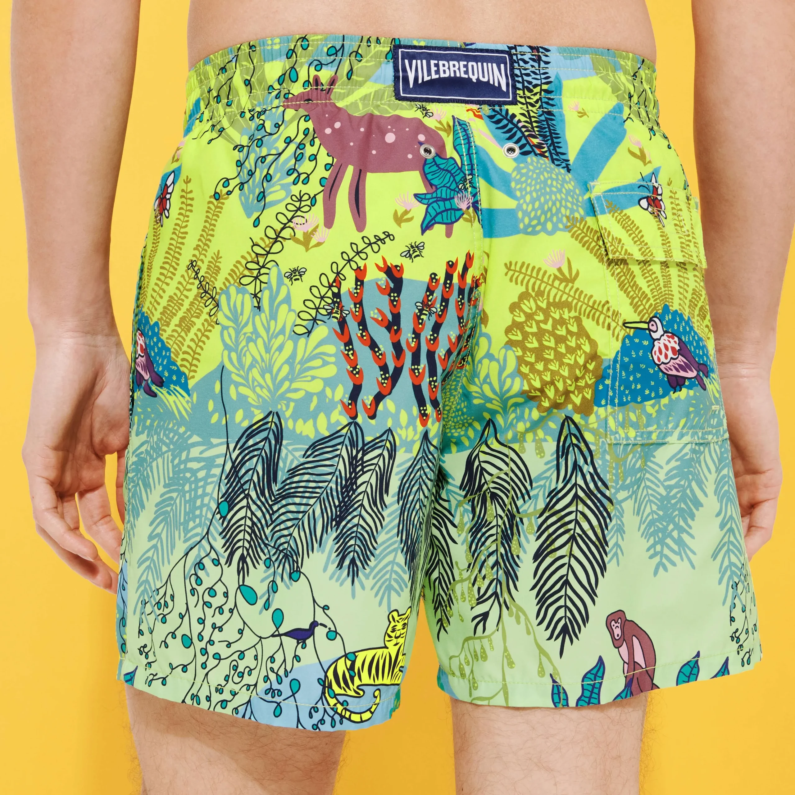 Vilebrequin Men Swim Trunks Jungle Rousseau*Men The Iconic
