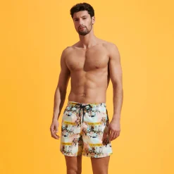 Vilebrequin Men Swim Trunks Le Bar Des Amis*Men The Iconic