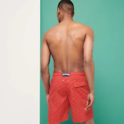 Vilebrequin Men Swim Trunks Long Micro Ronde Des Tortues*Men The Long