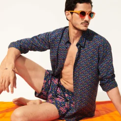 Vilebrequin Men Swim Trunks Micro Macro Ronde Des Tortues*Men The Iconic