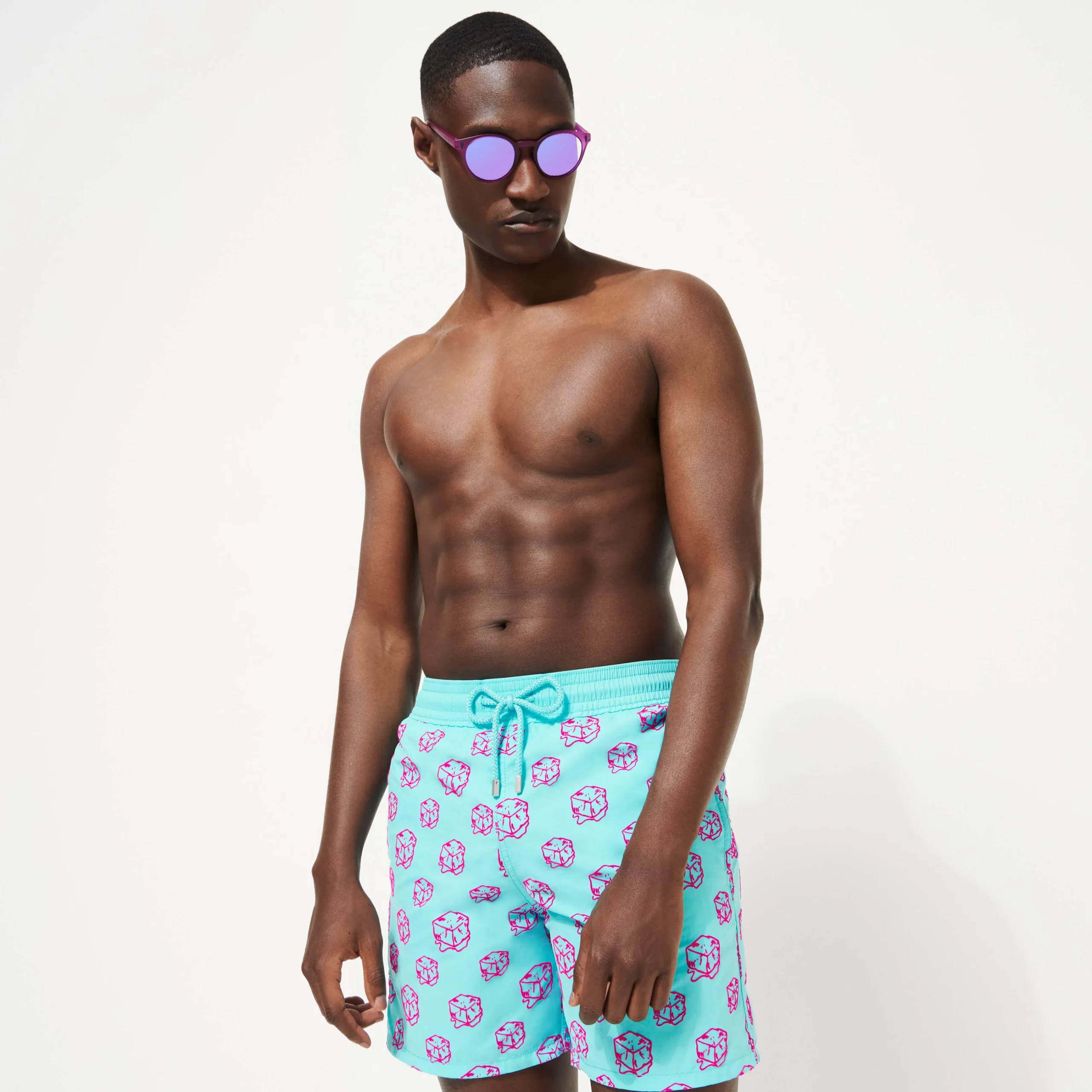 Vilebrequin Men Swim Trunks Nola - X John M Armleder*Men The Iconic