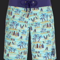 Vilebrequin Men Swim Trunks Palms & Surfs - X The Beach Boys*Men The Long