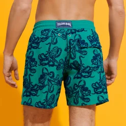 Vilebrequin Men Swim Trunks Poulpes Flocked*Men The Iconic