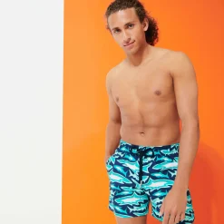 Vilebrequin Men Swim Trunks Requins 3D*Men The Iconic